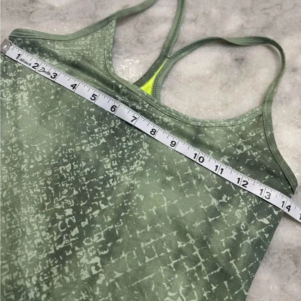 EVCR Kelly Jade Snake Skin Racerback Tennis Bodysuit Dress. Size Small